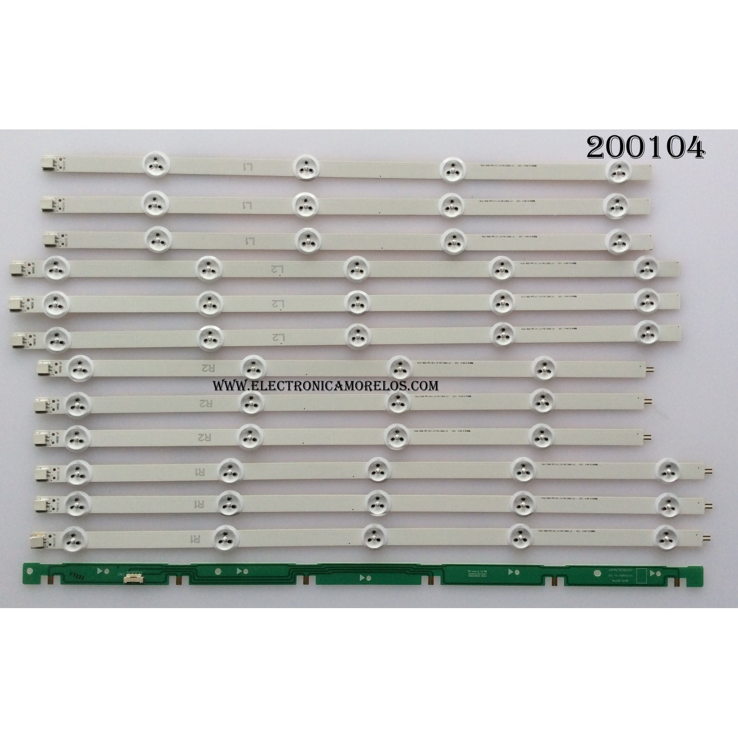 Kit De Leds Para Tv 12 Piezas Lg 6916l 1176a 6916l 1174a 6916l 1175a 6916l 1177a 2381